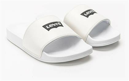 Levi's June Batwing Slides σε Λευκό Χρώμα