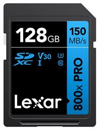 Lexar Professional 800x SDXC 128GB Class 10 U1 UHS-I