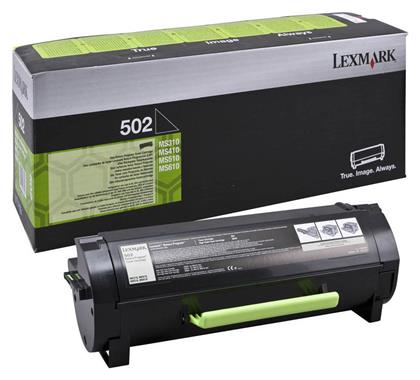 Lexmark 502 Toner Laser Εκτυπωτή Μαύρο Return Program 1500 Σελίδων (50F2000)