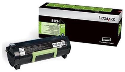 Lexmark 512H Toner Laser Εκτυπωτή Μαύρο High Capacity Return Program 5000 Σελίδων (51F2H00)