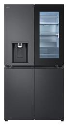 LG Ντουλάπα 638lt NoFrost Μαύρο GMG960EVEE