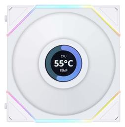 Lian Li UNI FAN TL LCD Reverse Case Fan 120mm Λευκό