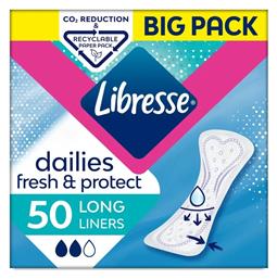 Libresse Dailies Fresh & Protect Long Σερβιετάκια 50τμχ Κωδικός: 40970126 από το e-Fresh