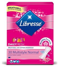 Libresse Daily Fresh Multistyle Normal Σερβιετάκια 30τμχ από το e-Fresh