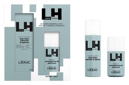 Lierac Promo Pack Homme Λεπτόρευστη Αντιγηραντική Κρέμα 50ml & Αποσμητικό 50ml από το Pharm24