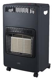 Life Blue Flame Κεραμική Σόμπα Υγραερίου 4200W Γκρι 42x43x75cm