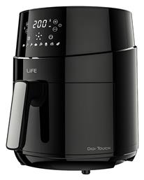 Life Digi Touch Air Fryer 4.5lt Μαύρο