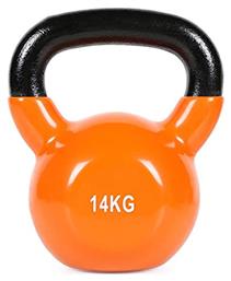 Liga Sport Kettlebell Βινυλίου 14kg Πορτοκαλί από το Plus4u