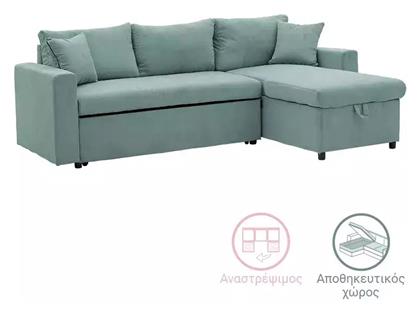 Lilian Γωνιακός Καναπές Κρεβάτι 225x148x81εκ.