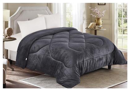 Linea Home Κουβερτοπάπλωμα Υπέρδιπλο 220x240εκ. Γκρι