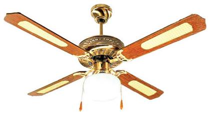 Lineme 60W με Φως 132cm Χρυσό/Καφέ 02-00103