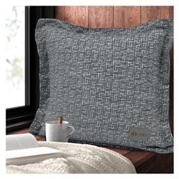 Lino Home Διακοσμητική Μαξιλαροθήκη Angollo - Winter Dark Grey 45x45εκ. από το MyCasa