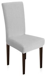 Lino Home Ελαστικό Κάλυμμα Καρέκλας Elegance White