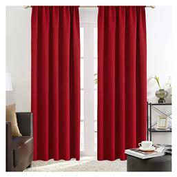 Lino Home Κουρτίνα με Τρέσα Basko Bordeaux 150x240εκ.