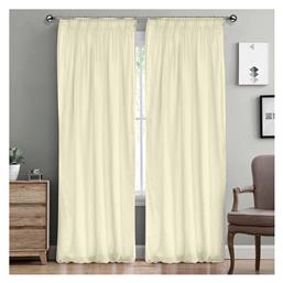 Lino Home Κουρτίνα με Τρέσα Line 102 Beige 145x295εκ. από το MyCasa