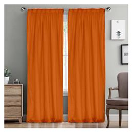 Lino Home Κουρτίνα με Τρέσα Line 503 Orange 145x295εκ.