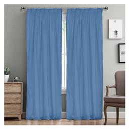 Lino Home Κουρτίνα με Τρέσα Line 603 Denim 145x295εκ. από το MyCasa