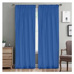 Lino Home Κουρτίνα με Τρέσα Line 604 Blue 145x295εκ. από το MyCasa