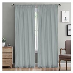 Lino Home Κουρτίνα με Τρέσα Line 802 Grey Blue 145x295εκ. από το MyCasa