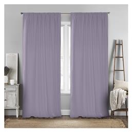 Lino Home Κουρτίνα με Τρέσα Renas Lilac 140x280εκ.