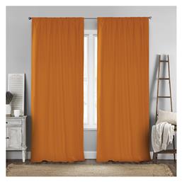 Lino Home Κουρτίνα με Τρέσα Renas Orange 140x280εκ. από το MyCasa