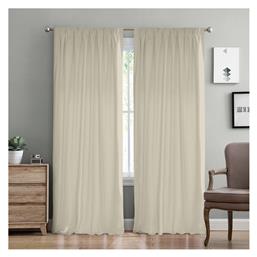 Lino Home Κουρτίνα με Τρέσα Samos Beige 150x275εκ. από το MyCasa