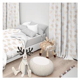 Lino Home Παιδική Κουρτίνα Ellie με Τρέσα 101 Beige 135x270εκ. από το MyCasa