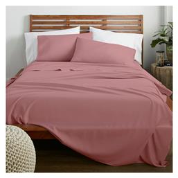 Lino Home Σεντόνι Υπέρδιπλο 240x260εκ. Claro Rose