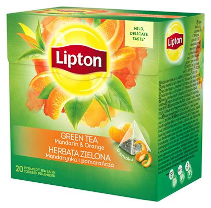 Lipton Πράσινο Τσάι Μανταρίνι-Πορτοκάλι 20gr