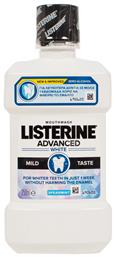 Listerine Advanced White Mild Taste Στοματικό Διάλυμα για Λεύκανση 250ml