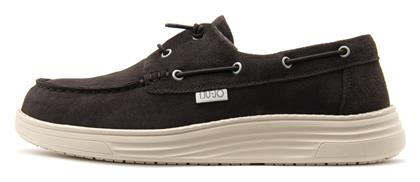 Liu Jo Riva 01 Suede Ανδρικά Boat Shoes σε Καφέ Χρώμα