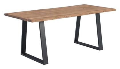 Lizard-w Slim Τραπεζαρίας Καφέ 140x80x78εκ.