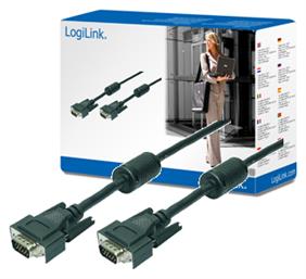 LogiLink VGA Cable D-Sub 15-pin male - D-Sub 15-pin male 15m (CV0017)