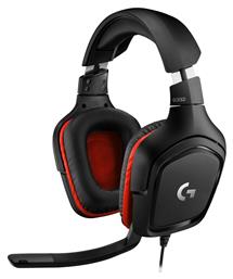 Logitech G332 Over Ear Gaming Headset με σύνδεση 3.5mm