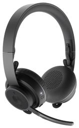 Logitech MSFT Zone Ασύρματα On Ear Multimedia Ακουστικά με μικροφωνο και σύνδεση Bluetooth / USB