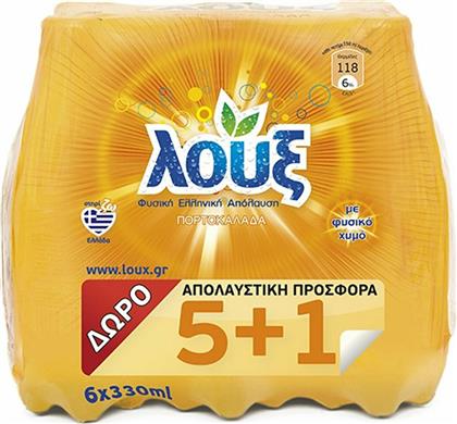 Λούξ Μπουκάλι Πορτοκαλάδα με Ανθρακικό 6x330ml Κωδικός: 34498597