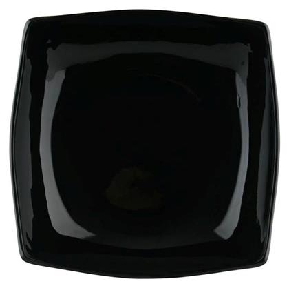 Luminarc Quadrato Πιάτο Βαθύ Γυάλινο Μαύρο 20x20cm