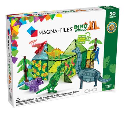 Magna-Tiles Μαγνητικό Παιχνίδι Κατασκευών Δεινόσαυροι για Παιδιά 3+ Ετών