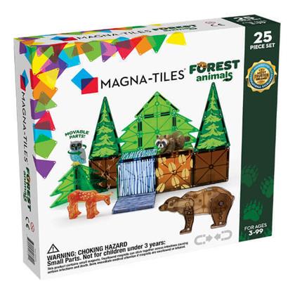 Magna-Tiles Μαγνητικό Παιχνίδι Κατασκευών Forest Animals για Παιδιά 3+ Ετών