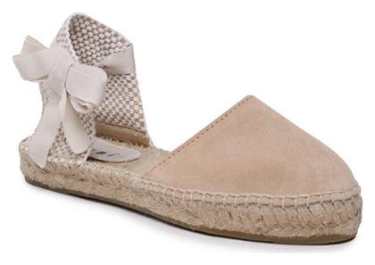 Manebi Flat Valenciana Suede Εσπαντρίγιες Μπεζ