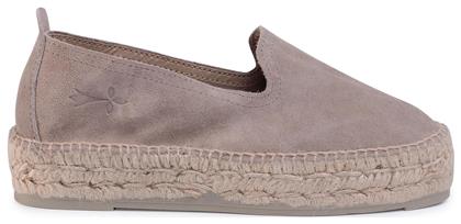 Manebi Hamptons Suede Γυναικείες Εσπαντρίγιες Vintage Taupe