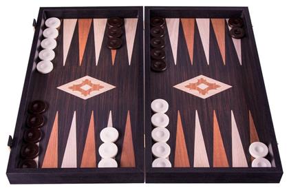 Manopoulos Wenge Replica Χειροποίητο Τάβλι Ξύλινο με Πούλια 48x48cm