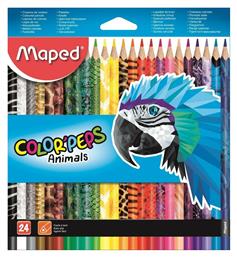 Maped Color'Peps Animals Σετ Ξυλομπογιές 24τμχ