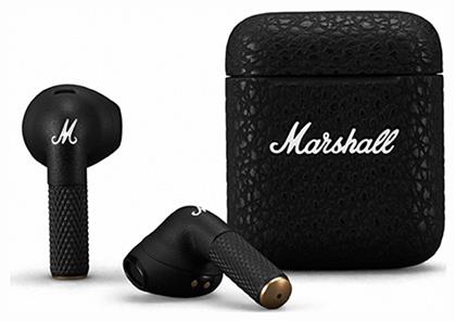 Marshall Minor III Earbud Bluetooth Handsfree Ακουστικά με Αντοχή στον Ιδρώτα και Θήκη Φόρτισης Μαύρα από το Designdrops