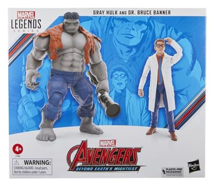 Marvel Legends Gray Hulk and Dr. Bruce Banner για 4+ Ετών 15εκ. από το Designdrops