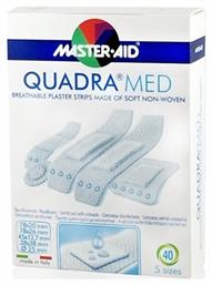 Master Aid Αυτοκόλλητα Επιθέματα Quadra Med 5 Μεγέθη 40τμχ από το Pharm24