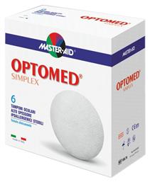 Master Aid Optomed Simplex Οφθαλμικά Επιθέματα σε Λευκό χρώμα 60x52mm 6τμχ από το Pharm24