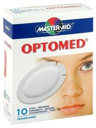 Master Aid Optomed Super Οφθαλμικά Επιθέματα σε Λευκό χρώμα 96x66mm 10τμχ από το Pharm24