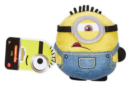 Mattel Λούτρινο Minions Squeeze & Sing Carl με Ήχο για 3+ Ετών