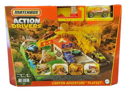 Mattel Πίστα Matchbox Canyon Adventure Playset για 3+ Ετών